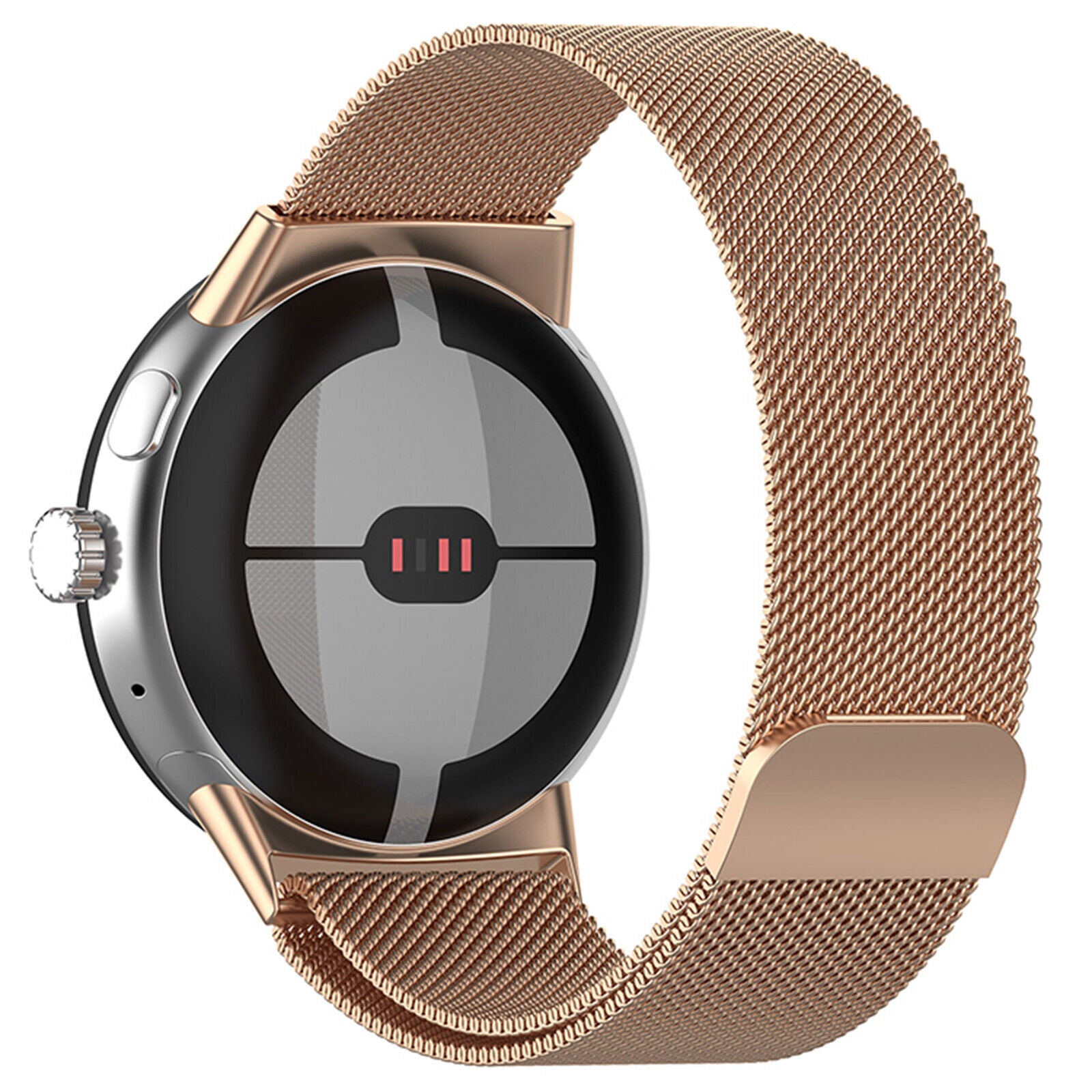 Correa milanesa Google Pixel Watch 4 - 41mm (rosa dorado)
