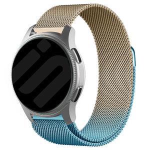 Correa milanesa Suunto 9 Peak Pro (azul/dorado)