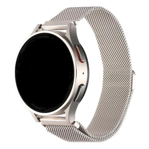 Correa milanese Fossil Gen 5e 42mm (blanco estrella)