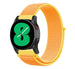 Correa nylon Samsung Galaxy watch 4 40mm (amarillo claro)