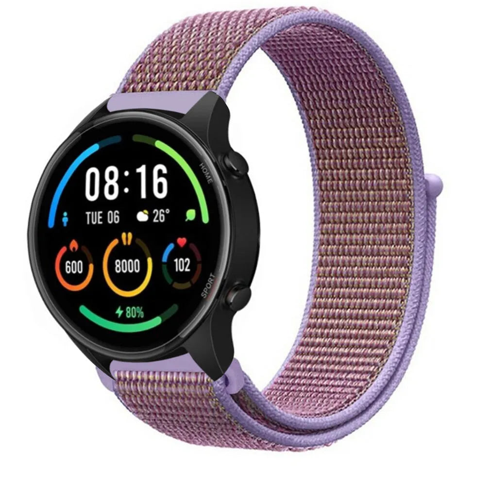 Nylon Strap, on a watch, 3/4 front view