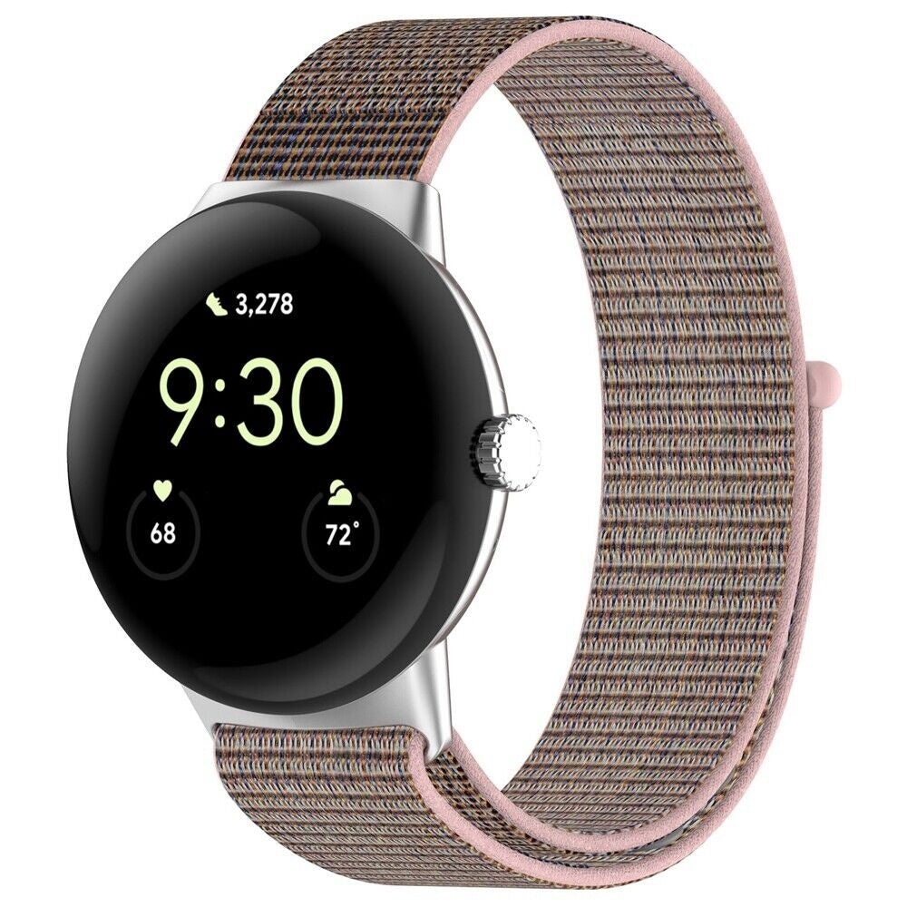 Correa nylon Google Pixel Watch 4 - 41mm (rosa)