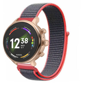 Nylon Strap, on a watch, 3/4 front view