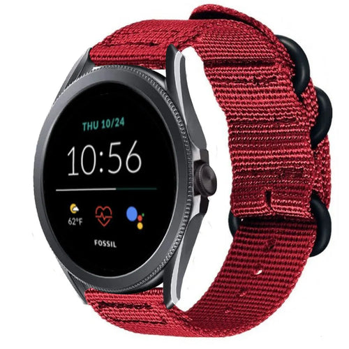 nylon-gesp-band-rood