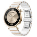 Correa ceramica perlado Huawei Watch 5 - 46mm (blanco/rosa dorado)