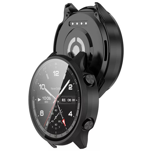 Funda rígido con cristal OnePlus Watch 2R (negra)