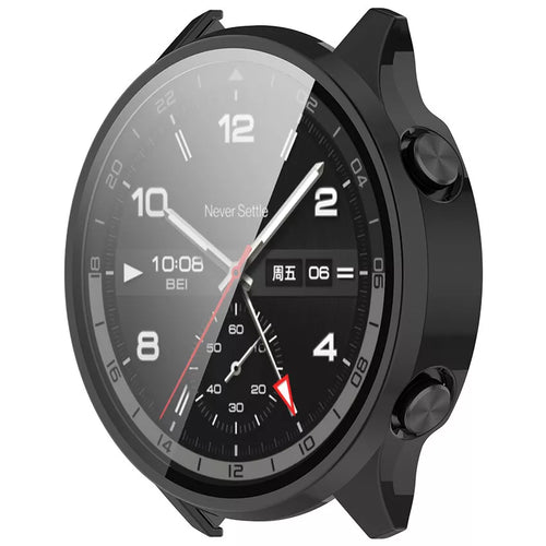 Funda rígido con cristal OnePlus Watch 2R (negra)