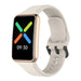 Correa silicona Oppo Watch Free (arena blanca)