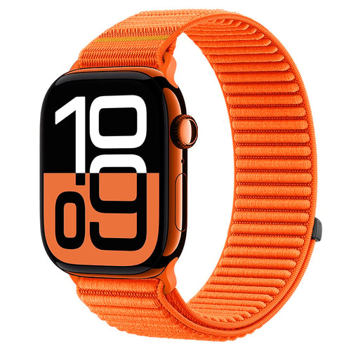 Correa nylon ondulada Apple Watch Ultra (naranja)