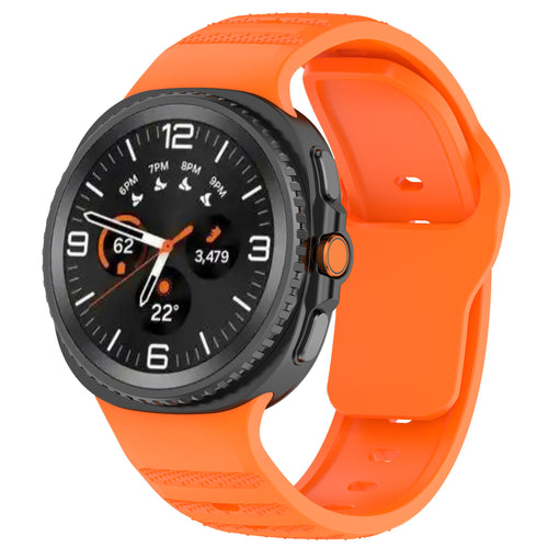 Samsung Galaxy Watch 8 - 40mm Outdoor Silicone Strap (Orange)