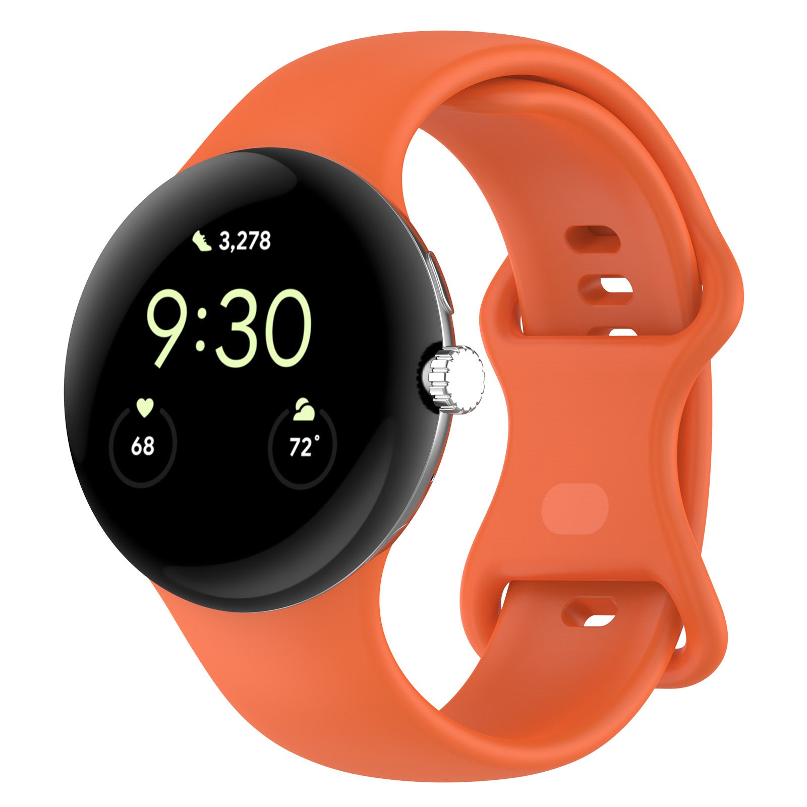 Correa silicona clásica Google Pixel Watch 4 - 45mm (naranja)