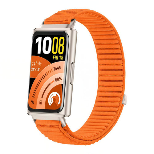 Huawei Band 11 Pro Wave Nylon Strap (Orange)
