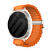 Correa nylon Outdoor con hebilla-P Samsung Galaxy Watch 8 - 40mm (naranja/plata)