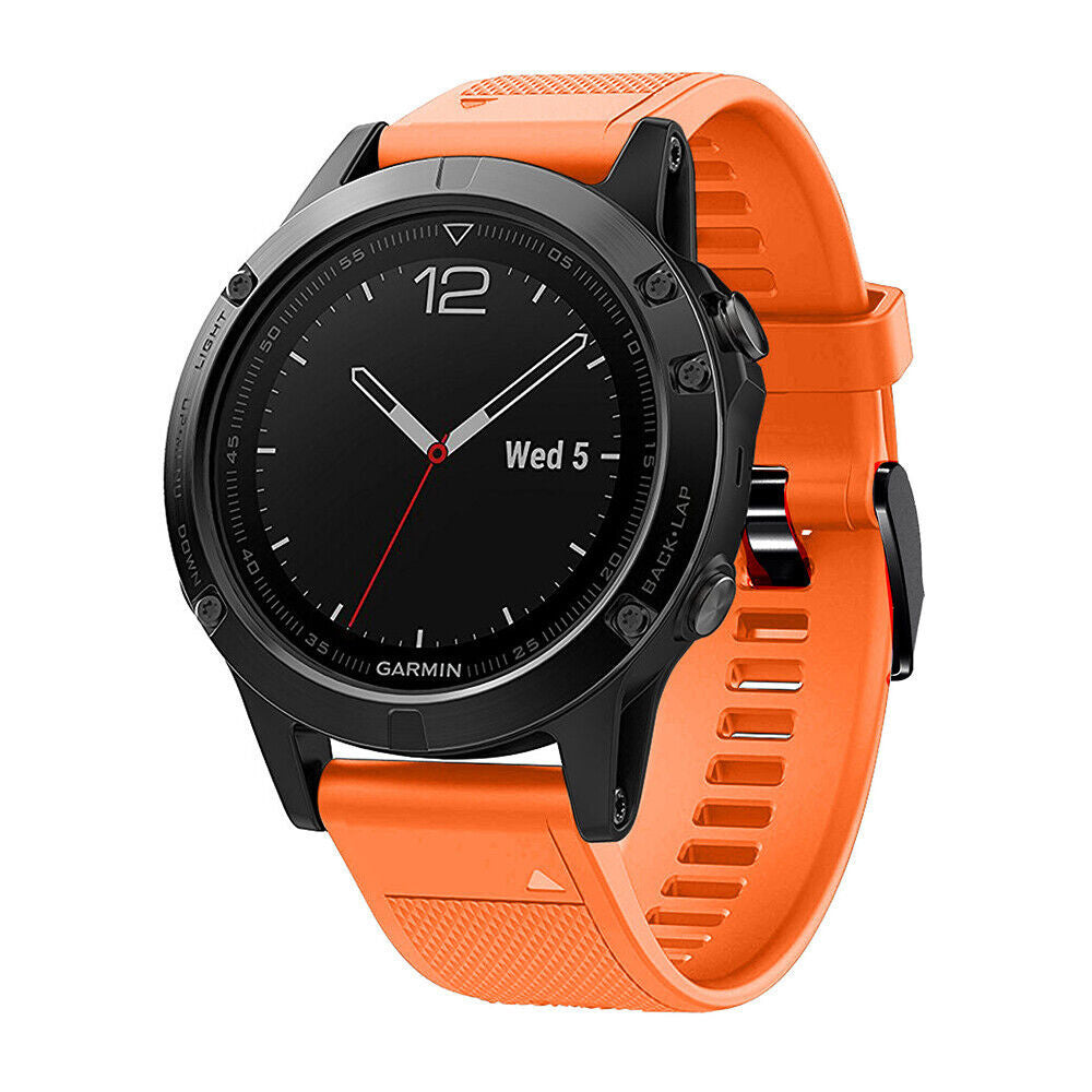 Correa silicona Garmin Fenix 8 Pro - 47mm (naranja)