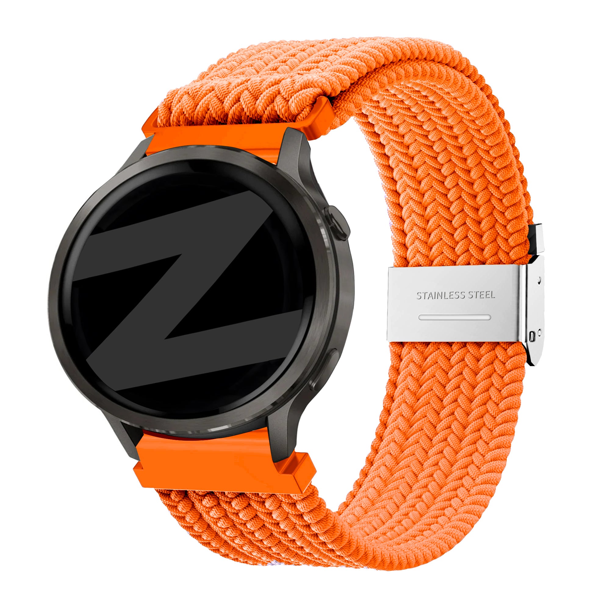 Bandz Garmin Venu 3 Woven Nylon Strap (Orange)
