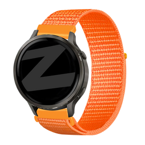 Bandz Garmin Vivoactive 4 Nylon Loop Strap (Orange)
