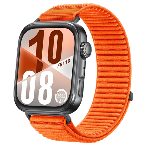 Huawei Watch Fit 4 Pro Nylon Wave Strap (Orange)