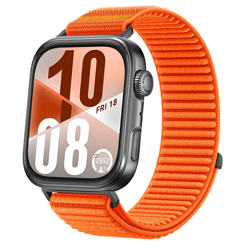 Huawei Watch Fit 4 Pro Nylon Wave Strap (Orange)