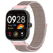 Xiaomi Smart Band 8 Pro Nylon Strap (Grey/Pink)