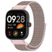 Redmi Watch 4 Nylon Strap (Grey/Pink)