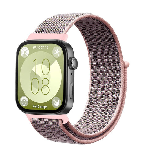 Huawei Watch Fit 3 Nylon Strap (Pink Sand)