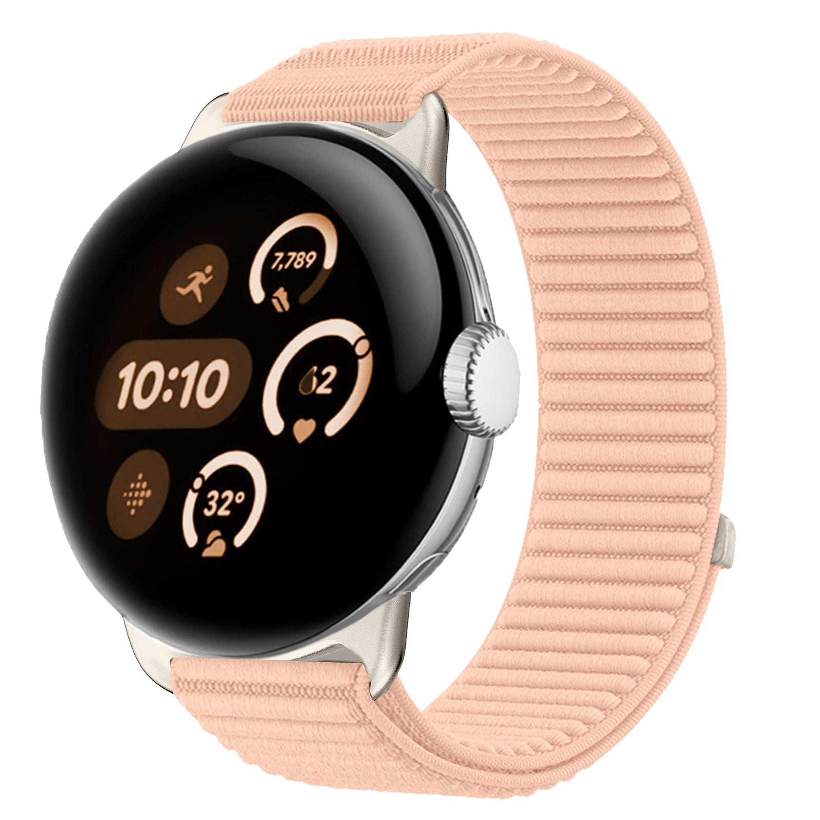 Correa nylon ondulada Google Pixel Watch 4 - 41mm (rosado)