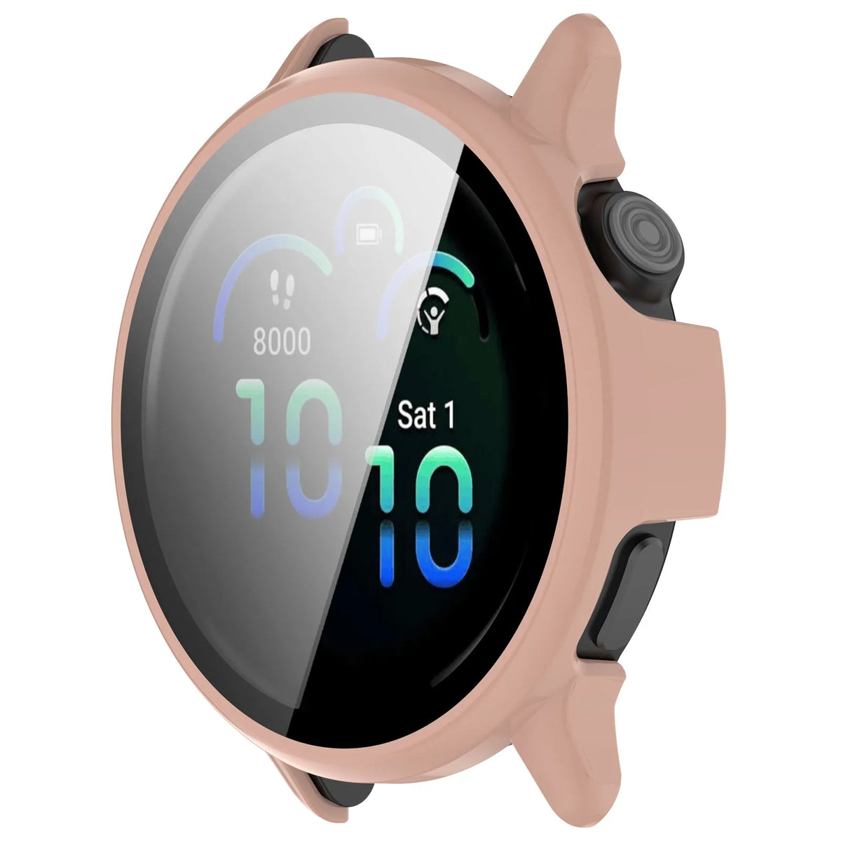 Funda rígida con vidrio Garmin Vivoactive 6 (rosa)