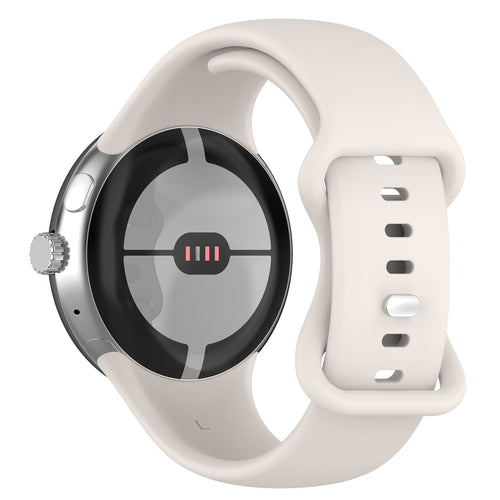 Correa silicona clásica Google Pixel Watch 4 - 45mm (arena blanco)