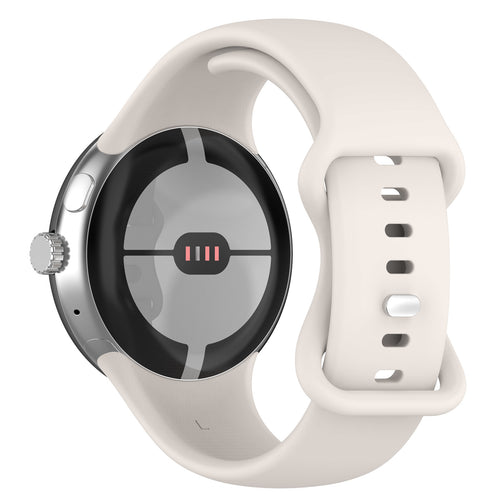 Correa silicona Google Pixel Watch 3 - 41mm Classic (blanco opaco)