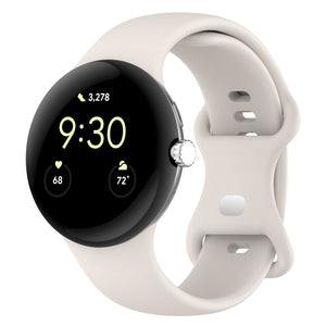 Correa silicona clásica Google Pixel Watch 4 - 45mm (arena blanco)