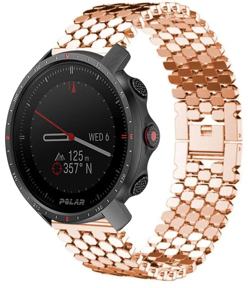 polar-grit-x-pro-stalen-vis-band-rosegoud