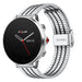 Polar Grit X Fine Steel Strap (Silver/Black)