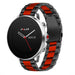 Correa acero Polar Grit X (negro/rojo)