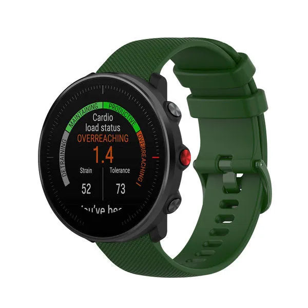 Correa silicona Premium Polar Vantage V3 (verde militar)
