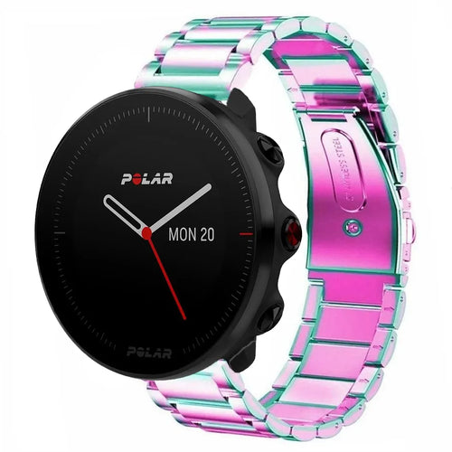 Steel Strap, on a watch, 3/4 front view
