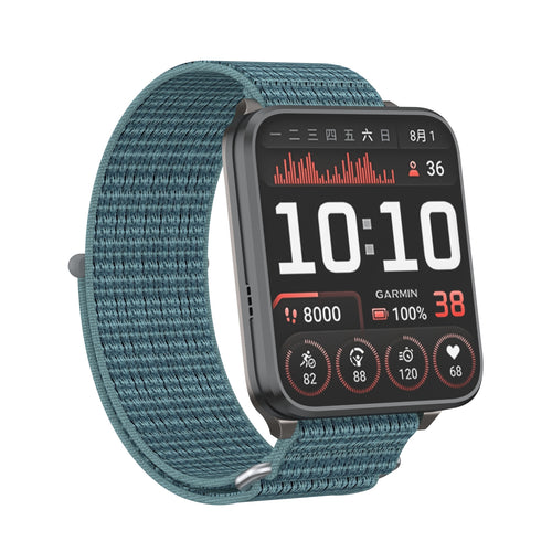 Correa nylon Garmin Venu X1 (verdeazul)