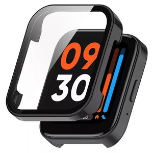 Funda rígida Realme Watch 3 con cristal (negro)