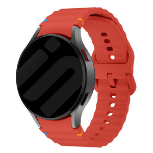 Samsung Galaxy Watch 4 44mm Wave Strap (Red)