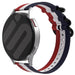 Correa de nylon con hebilla Huawei Watch 3 (Pro (rojo/blanco/azul)