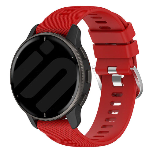 Correa silicona Garmin Forerunner 570 - 42mm (rojo)