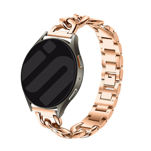 Samsung Galaxy Watch Active Steel Chain Strap (Rose Gold)