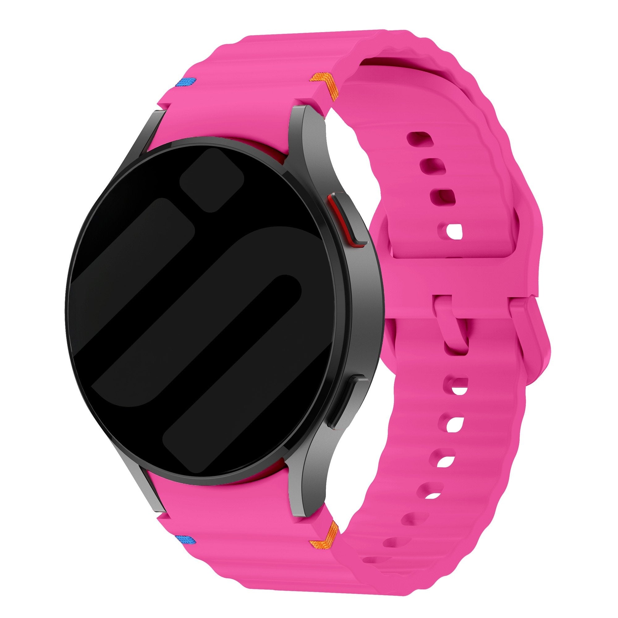 Samsung Galaxy Watch 7 - 44mm Wave Strap (Bright Pink)