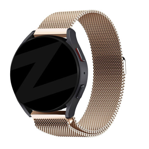 Bandz Correa milanesa Loop Amazfit Cheetah 2 Pro (oro rosado)
