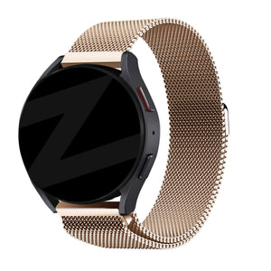 Bandz Garmin Approach S40 Milanese Loop Strap (Rose Gold)