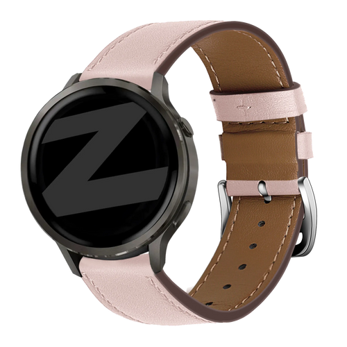 Bandz Correa cuero 'Deluxe' Garmin Venu 4 - 41mm (rosa)