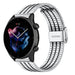 Correa acero inoxidable Amazfit GTR 3 (Pro) (plateado/negro)