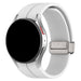 Correa silicona D-Buckle Samsung Galaxy Watch 6 Classic 47mm (blanco)