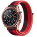 Correa nylon Samsung Galaxy Watch 3 41mm (rojo cereza)
