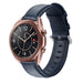 Correa cuero Samsung Galaxy Watch 3 41mm (azul oscuro)