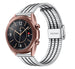 Correa acero inoxidable Samsung Galaxy Watch 3 41mm (plata/negro)